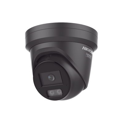 [N4-DS-2CD2347G3-LI2UY(BLACK)-240077] [Dual Light + ColorVu 3.0 + HikAI] Turret IP 4 Megapixel / Lente 2.8 mm / 30 mts IR + Luz Blanca / 2 Microfonos Integrados / Exterior IP67 / WDR 130 dB / ACUSENSE 3.0 / Metal / NEMA 4X / ACUSEARCH