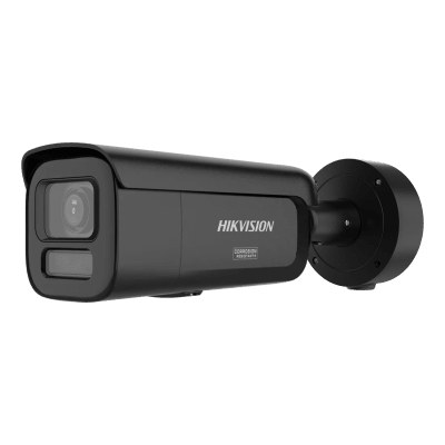 [N4-DS-2CD2647G3-LIZSY(BLACK)-240081] [Dual Light + ColorVu 3.0 + HikAI] Bala IP  4 Megapixel / Lente Mot. 2.8 a 12 mm / 60 mts IR + Luz Blanca / Exterior IP67 / WDR 130 dB / ACUSENSE 3.0 / Microfono Integrado / Metal / NEMA 4X / ACUSEARCH
