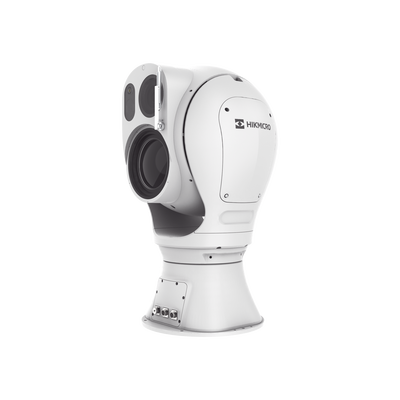 [N4-HM-TD95C8-190ZK4FL/W-235077] Mini Punta de Poste IP Dual / Térmica 25 mm (384 X 288) + Óptico 32X (4 Megapixel) / 800 mts IR / IP66 / Detección de Temperatura / microSD