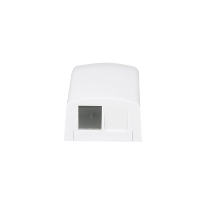 [N4-NK2BXWH-A-74121] Caja de Montaje en Superficie, Para 2 Módulos Keystone, Color Blanco