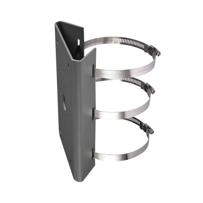 [N4-DS-1275ZJ-BJH/600MM-185558] Montaje para Poste Vertical / Diametro de 400 a 600 mm / Acero Galvanizado (SUS304) / Color Plateado