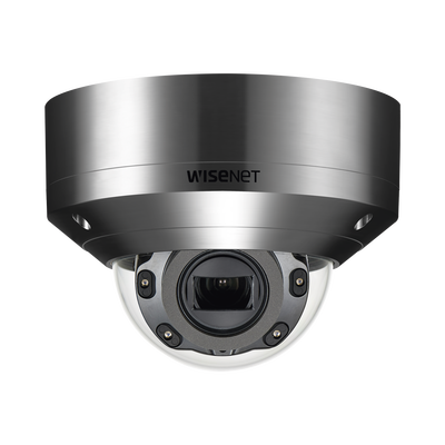 [N4-XNV-6080RSA-190366] Cámara IP Tipo Domo Antivandálico 2MP de Acero Inoxidable / Lente Motorizado 2.8-12 mm / IR 50M / WDR 150db / H.265 & WiseStream
