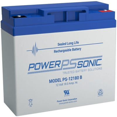 [N4-PS-12180-B-239193] Batería 12V, 18AH, Para Respaldo, Tecnologías AGM/VRLA, Diseño De Vida Útil 5 Años, Terminales Tipo B, Listada UL, Libre De Mantenimiento