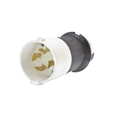 [N4-HUB-HBL-2741-S-229307] Clavija con Bloqueo de Media Vuelta Industrial 30 A 600 V CA / 3 Polos 4 Hilos / Nema L17-30P.
