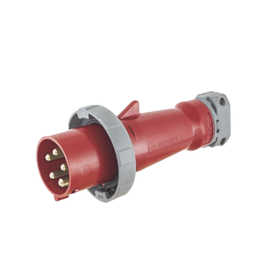 [N4-HUB-HBL-530-P6W-224851] Clavija industrial de 30/32 A / 200/346 - 240/415 V -  220/380 - 240/415 V CA /  4 Polos 5 Hilos / IP69 y  4X.