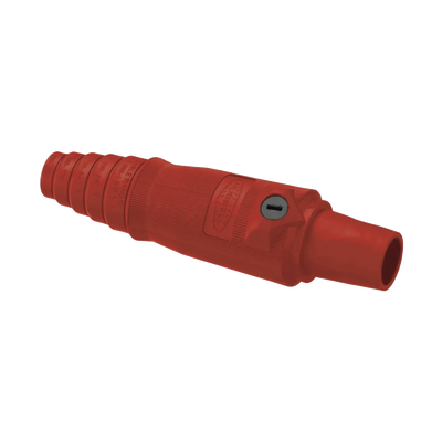 [N4-HUB-HBL-400FR-223007] Conector Hembra Unipolar de 400 A 600 V CA/CC / Grado Industrial / Tornillos de fijación dobles/ Color Rojo.