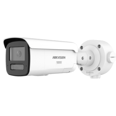 [N4-DS-2CD3T47G3-LISUY/SL-240150] [ PROTECCIÓN ACTIVA ] Bala IP 4 Megapixel / Lente 4 mm / 60 mts IR / Exterior IP67 / Micrófono y Bocina Integrado (Audio de Dos Vías) / DARKFIGHTER / PoE+ / Luz Estroboscopica / ONVIF / Micro SD / 4 Analíticos
