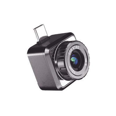 [N4-HM-TJ32-7RF-MINI2PLUSV2-234870] MINI2PLUSV2 - Cámara Termográfica Portátil para Celulares (Android) /  Conector Tipo USB - C / Lente 3.5 mm / IP40  / JPEG (Imagen) / Video (MP4) / Rango de Medición de -20°C a 400°C