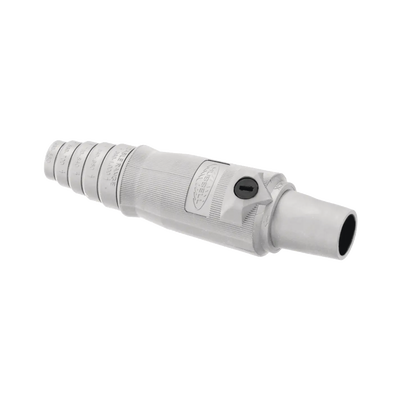 [N4-HUB-HBL-400-FW-223018] Conector Hembra Unipolar de 400 A 600 V CA/CC / Grado Industrial / Tornillos de fijación dobles/ Color Blanco.