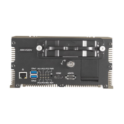 [N4-DS-MI9605-Q36/GLF(1T)-239003] DVR Móvil 2 Megapixel (1080p) / 4 Canales TURBOHD / Tecnología IA Integrada / Soporta 4G / WiFi / GPS / Sensor G / Soporta 2 Memorias SD (512 GB c/u) / Alarmas I/O