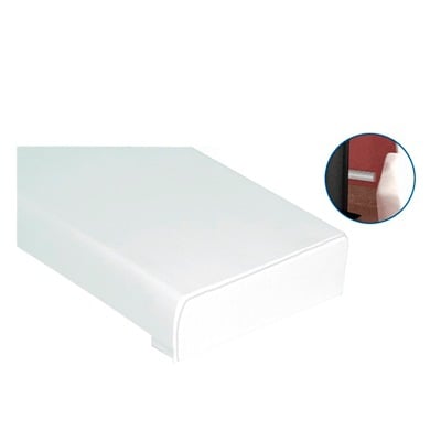 [N4-TMK-2560-F-76987] Tapa final de color blanco de PVC auto extinguible,  para canaleta TMK2560 (5490-02001)