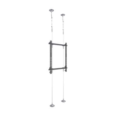 [N4-EMWS1U-236041] Montaje Cableado de Acero| Suelo a Techo| Capacidad Máx. de Carga 30kg| Para Pantallas de 32" ~ 75"| VESA 400 x 600