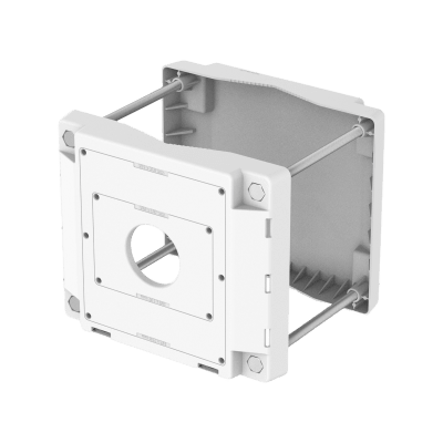 [N4-SBP-150PMW-238910] Soporte de Poste / Montura de Aluminio / Color Blanco / Carga Máxima 40 kg / Certificaciones FCC-CE-EAC-UL