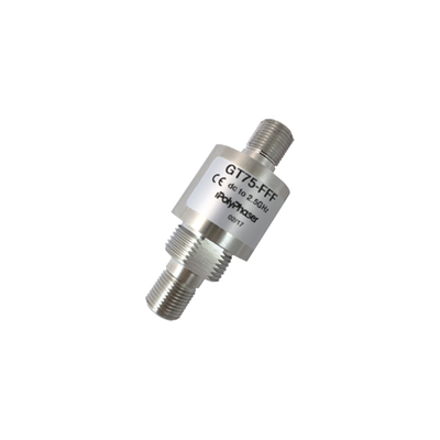 [N4-GT75-FFF-143220] Protector Coaxial de DC a 2.5 GHz a 75 Ohms con Conectores F Hembra en Ambos Lados