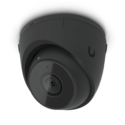 [N4-UVC-G5-TURRET-ULTRA-B-240693] Cámara UniFi Protect G5 Turret Ultra Color Negro, compacta, para exterior / 2K (4 MPX) / ángulo 102.4° / visión nocturna hasta 30mts/ detección de eventos / micrófono, POE+