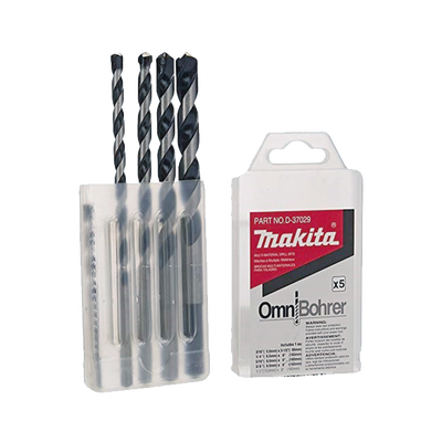 [N4-D-37029-74442] Juego de 5 Pzas. de Broca para Concreto con Punta de Carburo (3/16", 1/4", 5/16", 3/8" y 1/2")
